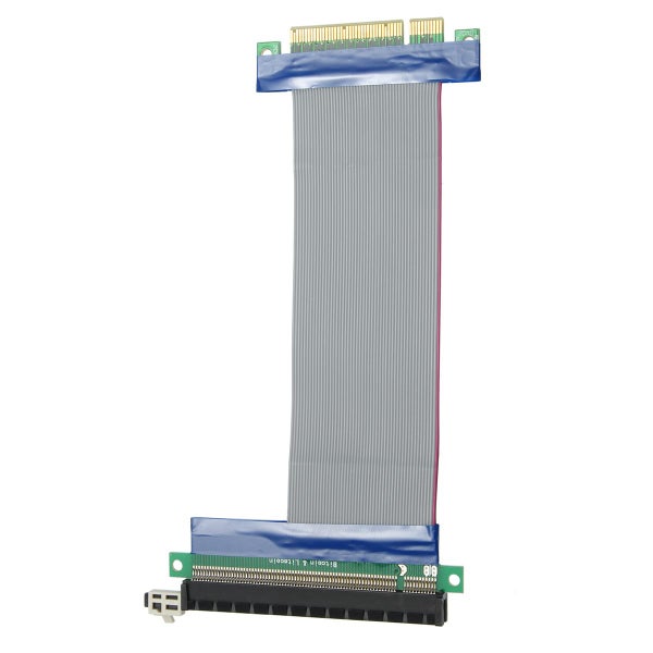 20cm PCI-E Express 8x to 16x Extension Cable Flex Ribbon Carousel 2