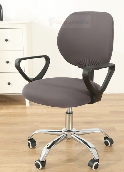 Office Chair Cover desk chair covers slipcovers colour BLACK Carousel 2