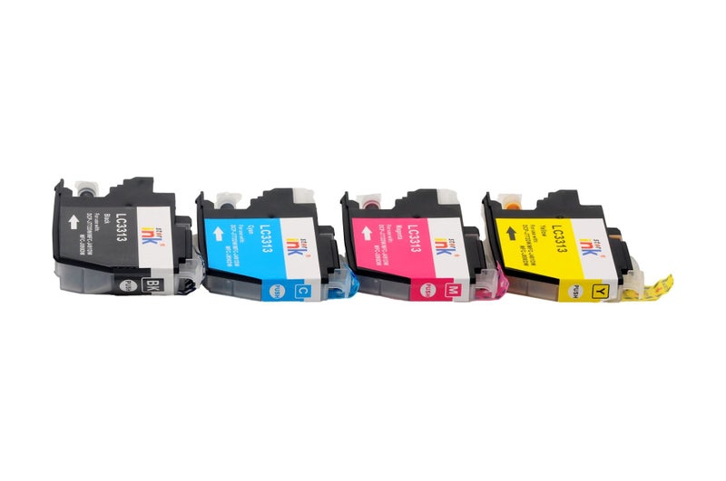 Brother LC3313 / LC 3313 Starink Compatible Ink Cartridge -- Full Set (BK+C+M+Y) Carousel 1