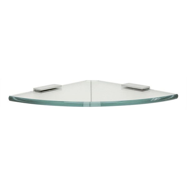 Tranquillity Toughened 200mm Glass Corner Shelf Carousel 1