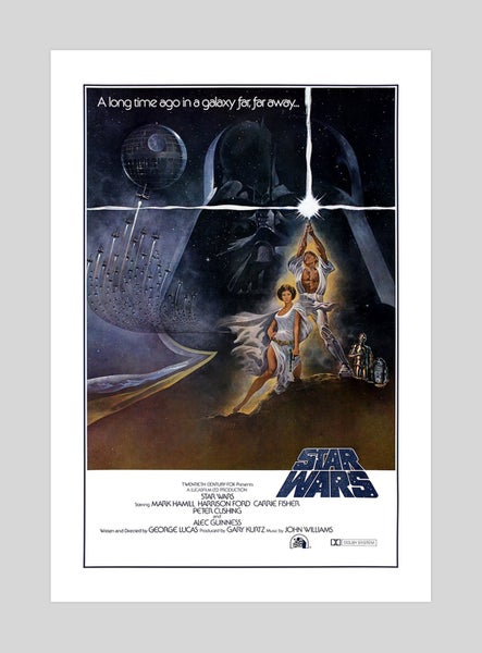 Star Wars A New Hope 1977 Style A Art Print Carousel 1