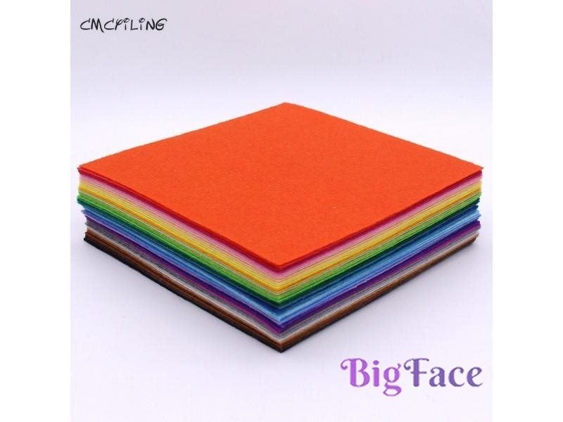 1mm Square Stiff Felt Polyester Fabrics Cloth For Home Decoration Bundle For Carousel 2