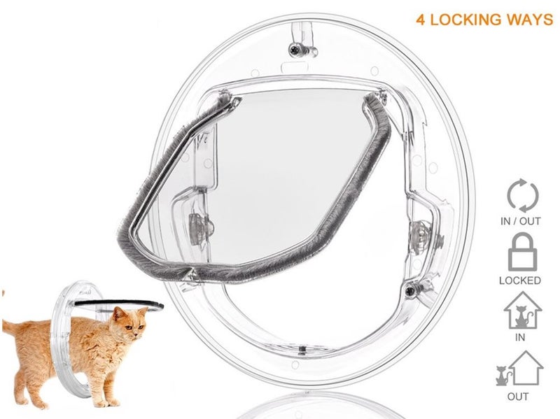 Flap Door 4 Way Locking Cat Doors Small Pet Door For Cats Trade Me