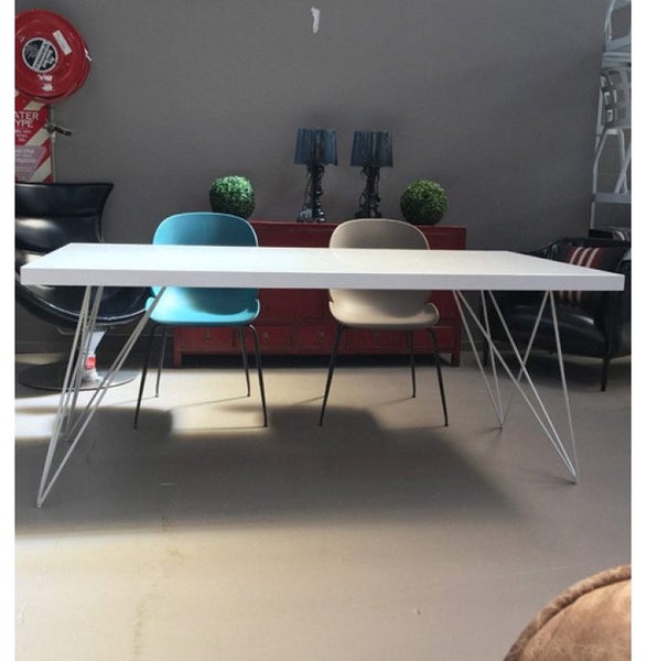 Brier Dining Table W180cm - White MDF 5mm thickness Carousel 2