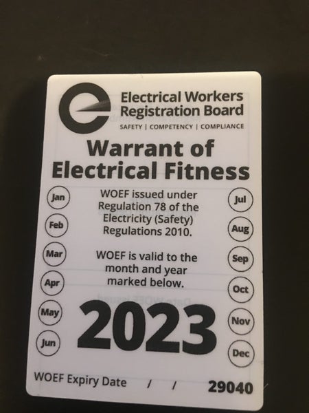 E WoF for caravan or motor home, new import? : Carousel 1