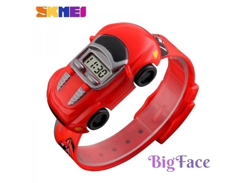 SKMEI Kids Watch Boys Creative Cartoon Children Watches Date Time Car Clock Carousel 2