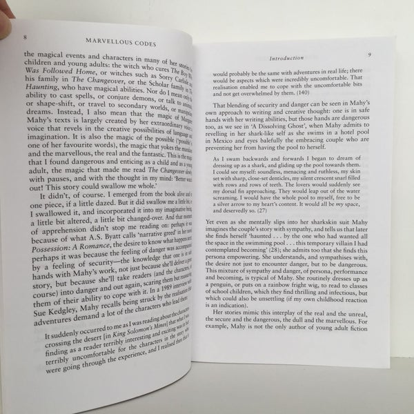 Marvellous Codes : The Fiction of Margaret Mahy Carousel 9