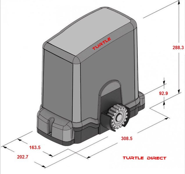 Turtle Sliding Gate Opener for DIY Installation64250647733250114