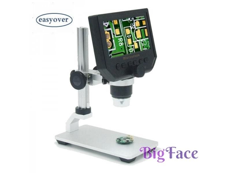 Portable 600X 3.6MP Digital Microscope 4.3" LCD Electronic HD Video Microscopes Carousel 1