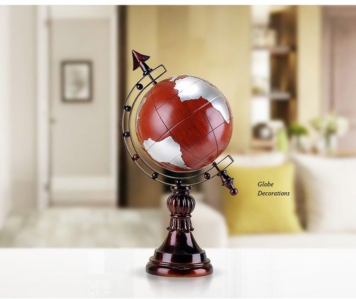 Versatile Unlabeled Globe: Perfect for Education, Decoration, Personalization Carousel 1