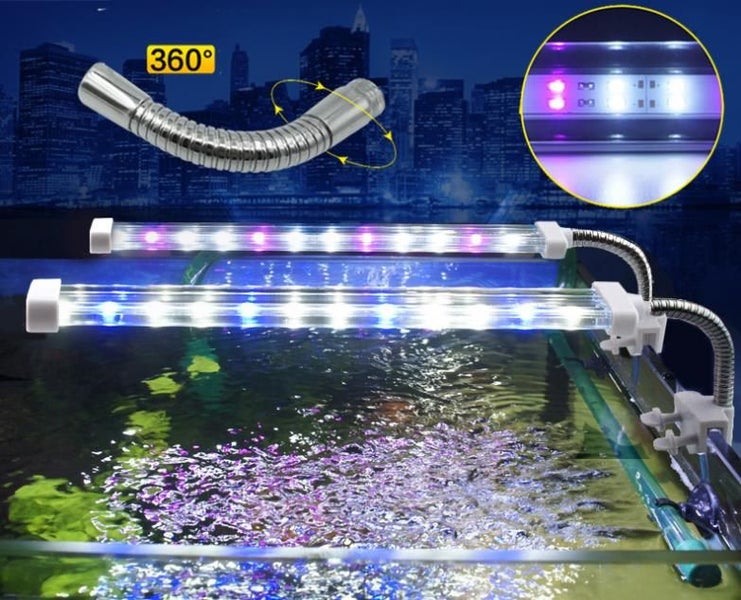 Beautiful Led crystal Aquarium Lamp grass tank lamp 30T-01 Carousel 1