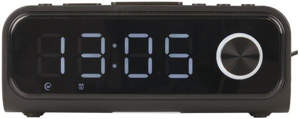 BT Large Display LED Clock Radio with QI Wireless Charging Carousel 2