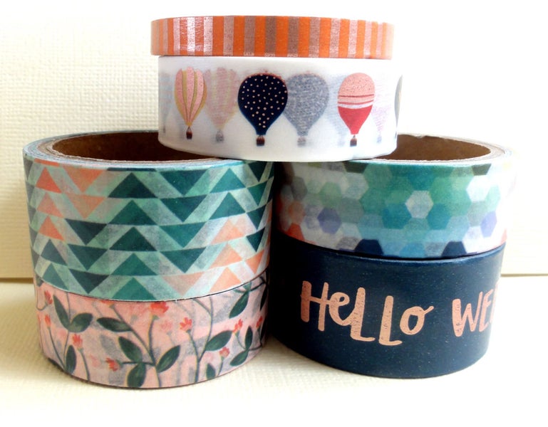 American Crafts "Saturday Afternoon" Washi Tape Spools - 351159 Carousel 1