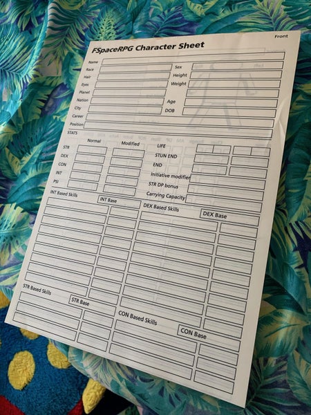 FSpaceRPG Character Sheet pad Carousel 2