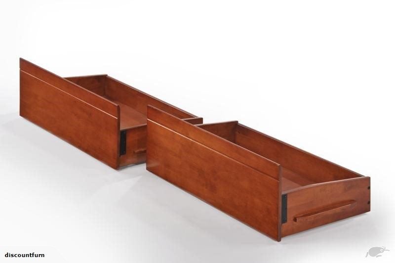 2 X Underneath Bed Drawers Oak Colour Trade Me