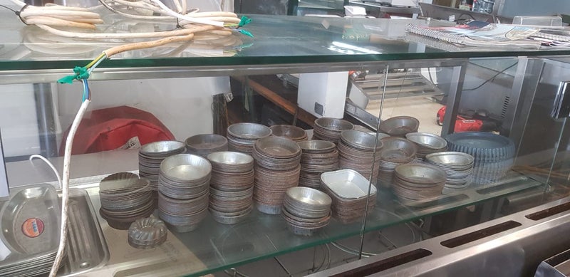 Pie tins aluminium not tin Carousel 8