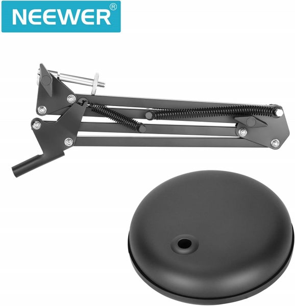 Neewer Adjustable Desktop Suspension Boom Arm Stand Holder for Logitech Webcam Carousel 2
