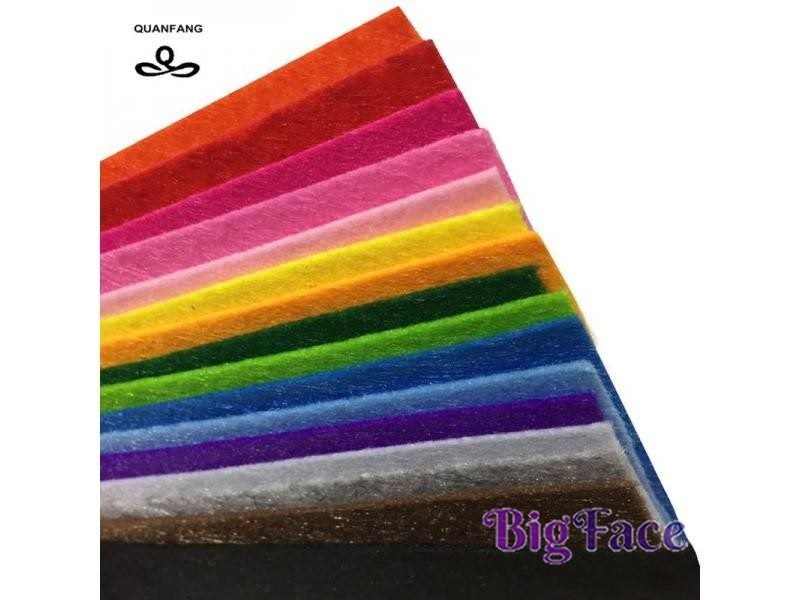 Non Woven Felt Fabric 1mm Polyester Cloth Felts 15x15cm For Doll Crafts Carousel 2