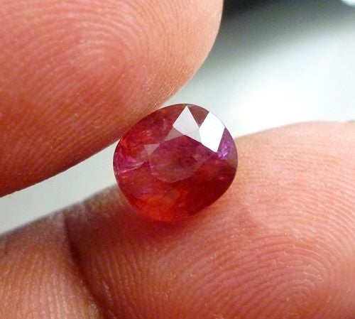 2.80CT UNHEATED HUGE 100% NATURAL ORANGE PINK SAPPHIRE Carousel 2