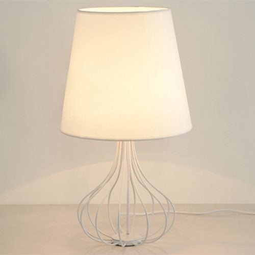 CLEARANCE - Wire Base Lamp -- white or red. Floor Stock *55% off Carousel 2