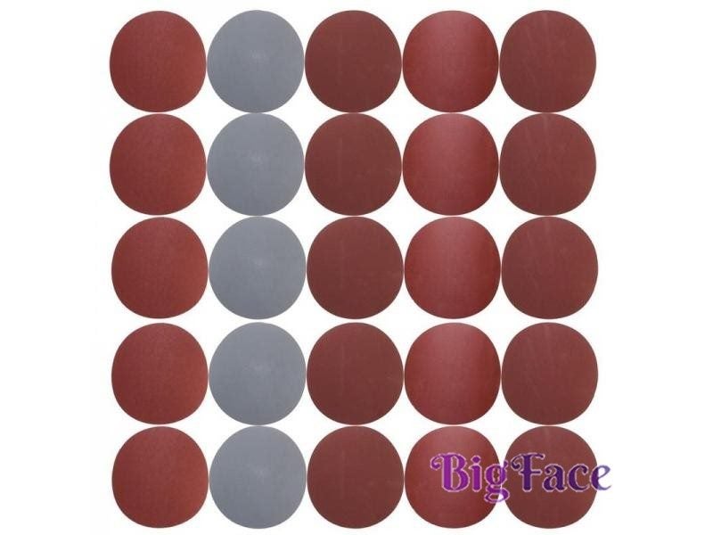 30pcs 75mm-80mm /3'' Grit 800 1000 1200 1500 2000 3000 Sanding Discs Hook Loop Carousel 2