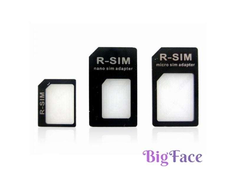 4 In 1 Noosy Dual Sim Card Adapter For IPhone 6 X 7 8 Samsung Nano SIM Card Carousel 1
