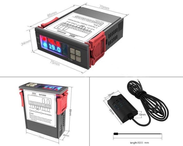 Digital Humidity Temperature Controller SHT2000 Carousel 2