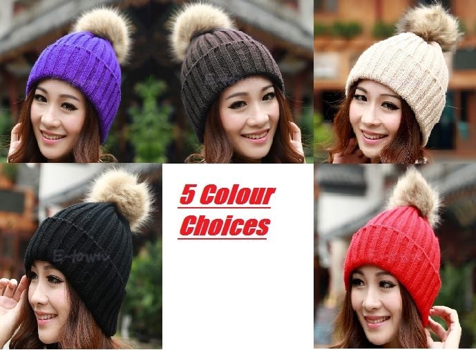 Beanie Pom Pom Beanie REDUCED PRICE 3 colours available62931726713347119