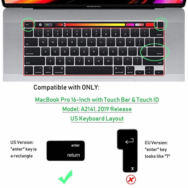 MacBook Pro 16 2019 Keyboard Cover Skin Carousel 6