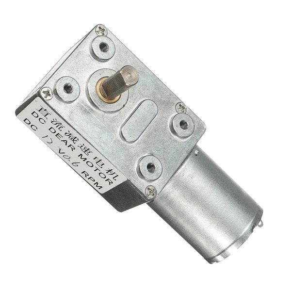 DC 12V 0.6 Reversible High torque Turbo Worm Gear Motor GW370 DC Reducer Moto Carousel 2