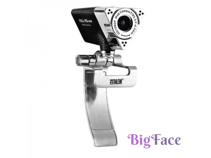 Aoni Webcam 1920*1080 HD Computer Web Cam For Laptop Desktop Smart TV USB Plug Carousel 1