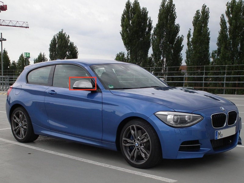 1-Series F21 MK2 2012-2018 Hatchback 3D M3Look Mirror Cover Dark Gray for BMW Carousel 3