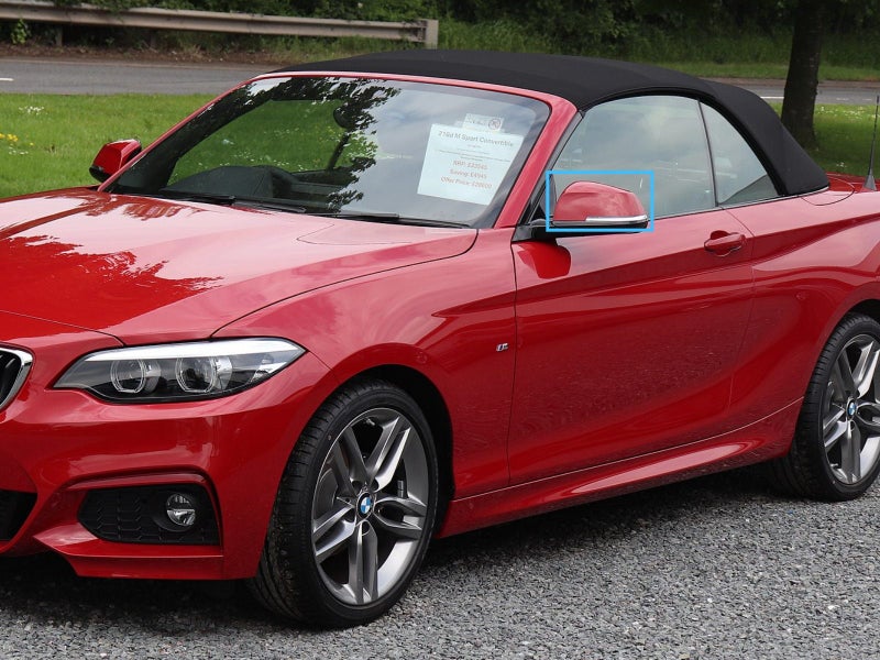 2-Series F23 MK1 2014-2018 Convertible 2D M3Look Mirror Cover Dark Gray for BMW Carousel 3