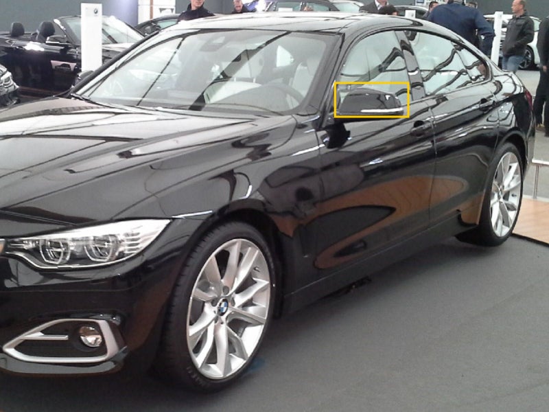 4-Series F36 MK1 2013-2018 Coupe 4D M3Look Mirror Cover Dark Gray for BMW Carousel 3