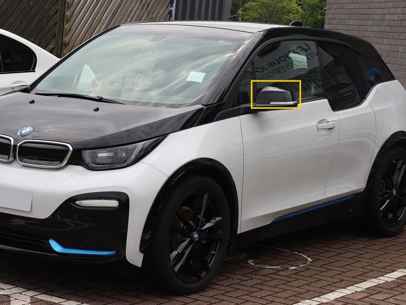 I-series I3 I01 MK1 2014-2018 Hatchback 5D M3Look Mirror Cover Dark Gray for BMW Carousel 3