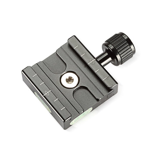 Neewer Aluminium 50mm Quick Release Plate QR Clamp 3/8 inch with 1/4inch Adapter Carousel 1