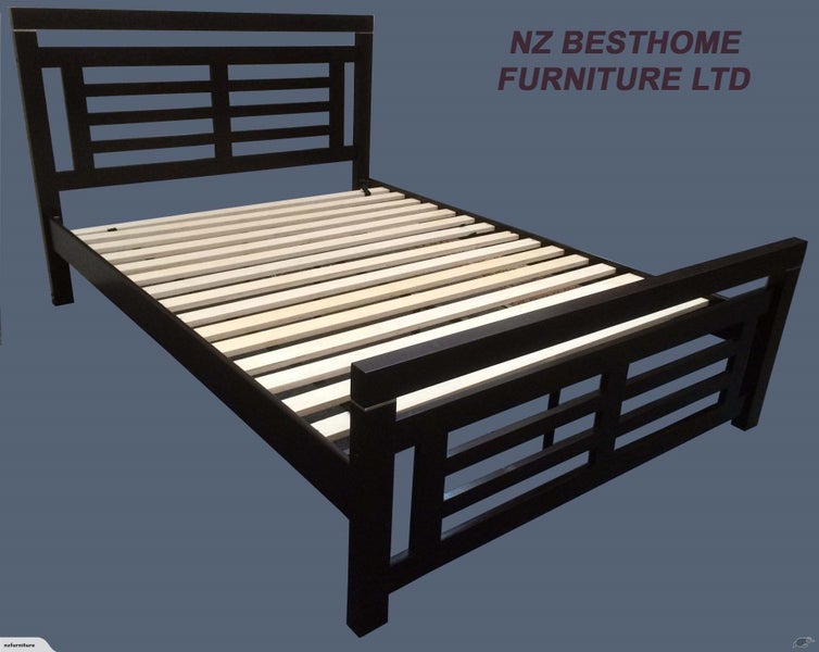 QUEEN Bed:JESSICA:Solid Wood:Wenge Malaysian MADE Carousel 1