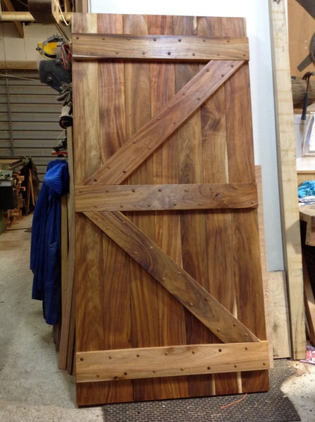 Exterior Barn door in Treated Pine Carousel 2