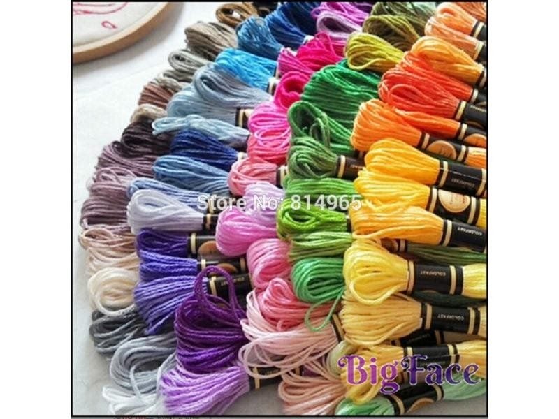 Embroidery Thread Yarn Floss You Can Choose Any Colors And Quantity Freely Carousel 1