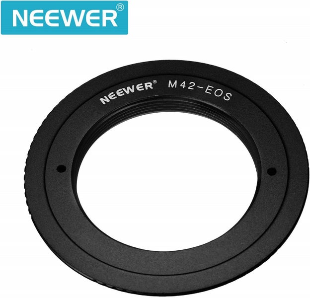 Neewer Aluminum Alloy Lens Mount Adapter for M42 Lens to Canon EOS Camera Carousel 1