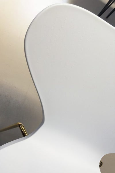 CLEARANCE - Bain Side Chair - WHITE TOP, BLACK LEGS *55% OFF *Last floor model Carousel 10