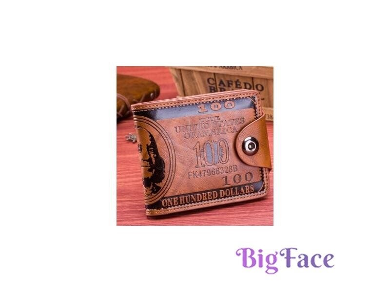 Men's Leather Wallet Short Dollar Price Credit Card Holder LM3854fb Carousel 1