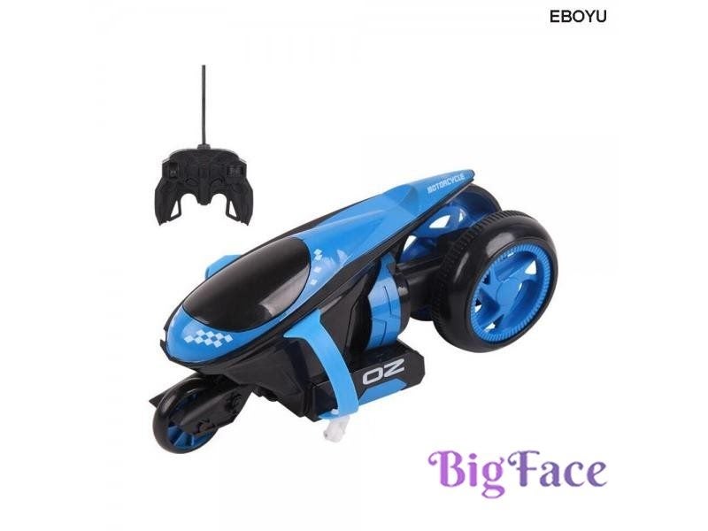 EBOYU QF100 2CH RC Motorcycle Rear Wheel Drive 360-Degree Drift Motorcycle Carousel 1
