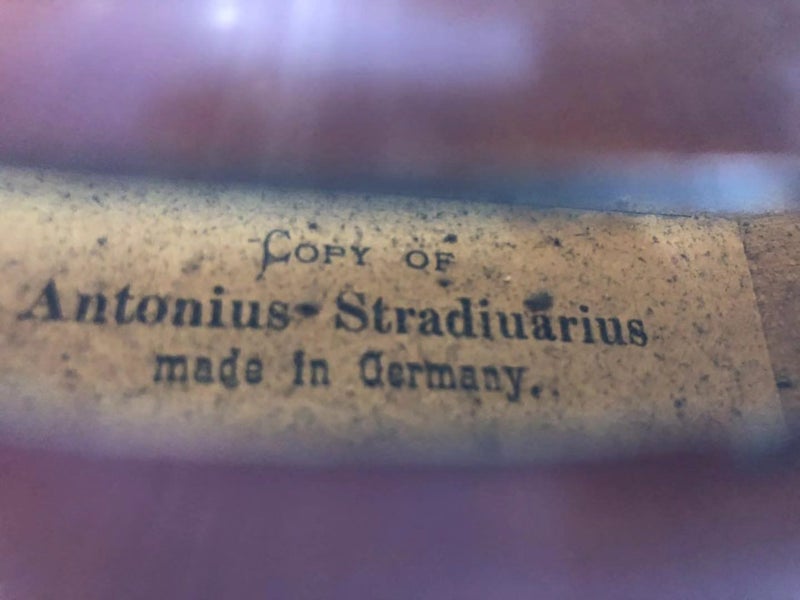 Antique 4/4 copy of Antonius Stradiuarius Germany Violin, c. 1870-1900 Carousel 10
