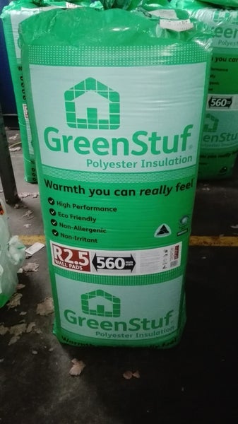 GREENSTUF POLYESTER R2.5 560MM WALL INSULATION 6.5M² Carousel 1