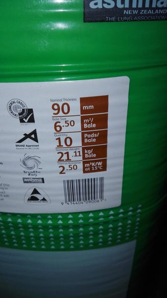 GREENSTUF POLYESTER R2.5 560MM WALL INSULATION 6.5M² Carousel 2