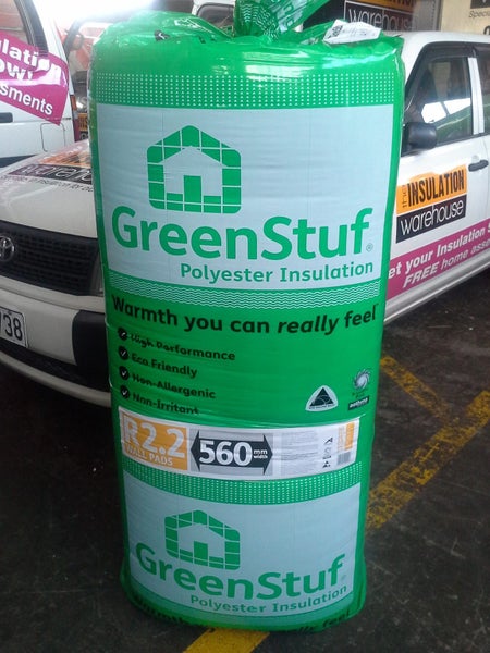 GREENSTUF POLYESTER R2.2 WALL INSULATION 11.69M² Carousel 1