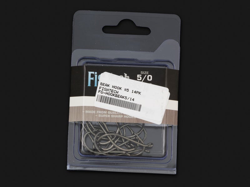 Fishing Hooks Black Beak Size 5/0 14Pcs Carousel 2