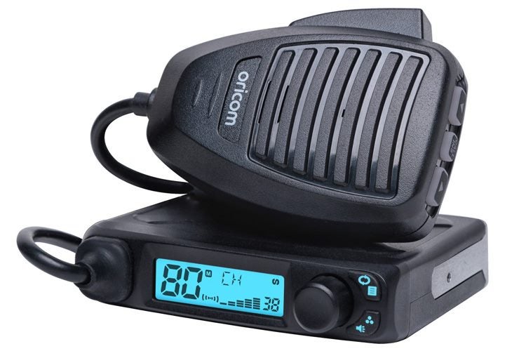 Oricom UHF310 Micro 5W UHF 80-Channel CB Radio 4WD 7 Colour Backlit Carousel 1