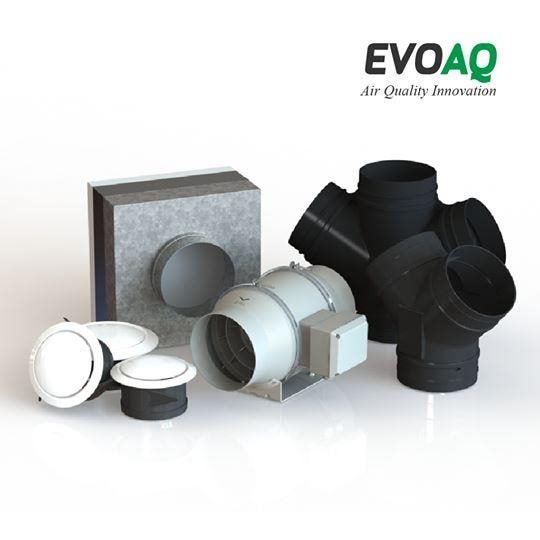 EVOAQ Basic Home Ventilation System 5 Room for house size up to 220 m² Carousel 1